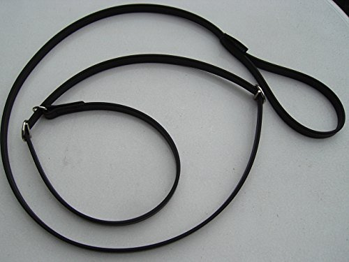MJH Moxon, Retriever Leine 16mm breit, 3m lang mit Handschlaufe (schwarz)