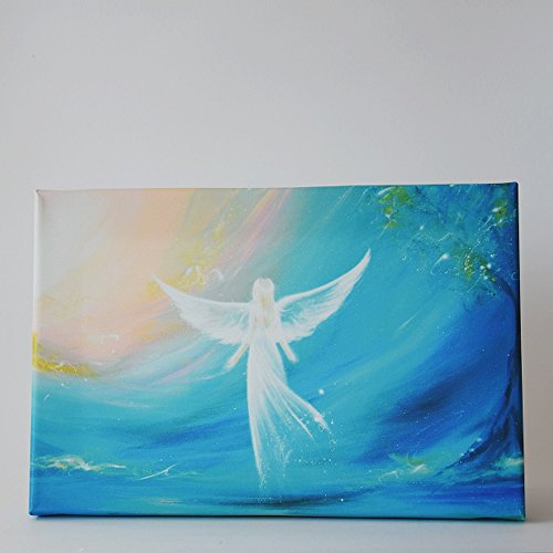 Henriettes-ART: Engelbilder, Engel Wandbilder, Kunstdrucke, Bilder auf Leinwand: Glaub an Deine Träume (30 x 20 cm)