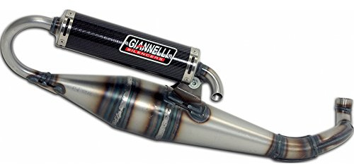 Impianto di scarico Giannelli Shot V4 con ECE per Gilera/Piaggio