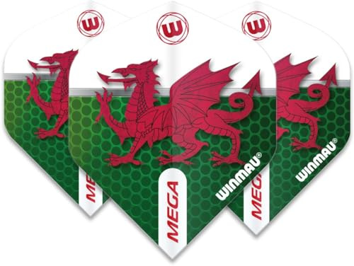 Winmau Darts Sport Mega Standard Flights Pack 10