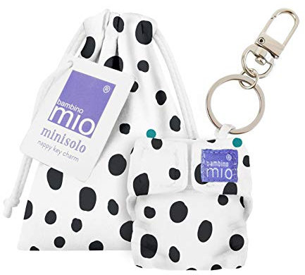 Bambino Mio, minisolo (Windel-Schlüsselanhänger), Dalmatiner Punkte MINI DOT