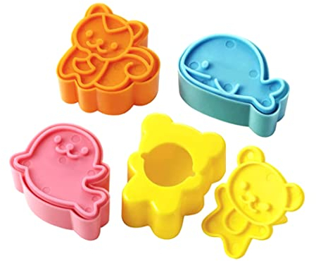 Cortadores De Sándwiches, Cortadores De Galletas Mini Dibujos Animados Oso Delfín De Marinas Para Perros De Mar Sándwich Y Sellador Para Niños, Cortador De Pan, Cortadores De Sándwich Para Niños,