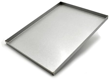 SENO & SENO Pizzaform | Backen Pizza, Brot, Kekse und andere Brot, rostet nicht im Gefrierschrank oder in Kühlschrankzelle | hohe Wärmeleitfähigkeit (Pizza, aluminiertes Blech, 60 x 40 x 2)