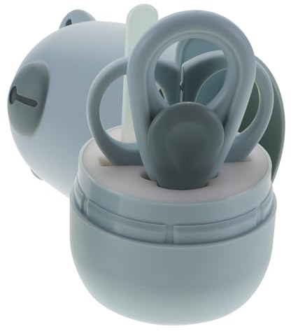 TOYANDONA 1 Juego Juego De Cortauñas Kit De Aseo Para Bebés Cortaúñas Para Bebés Tijeras De Uñas Para Bebés Cortaúñas Infantil Cuidado De Las Uñas Del Bebé Abs Recién Nacido Clavo Necesidad