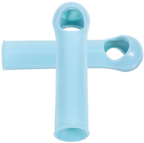 Warmhm Replacement Broom Handle Grip Mop Rod Grip Sleeve 19mm Light Blue Floor Cleaning Broom Stick for Household Sweeping 2 Pieces