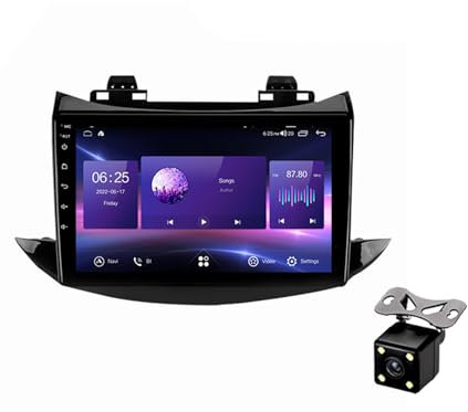 ZhiQin 6+128g,Autoradio Android 12 Stereo Auto Radio GPS Navigation per Chevrolet Tracker 2013-2020 9 Pollici Bluetooth Ricevitore FM Supporto WiFi/SWC/2 Porte USB+Fotocamera Posteriore