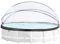EXIT Toys Pool Dome 4,6 m, per piscine Intex/Bestway, mantiene l'acqua calda e pulita, protegge da vento e detriti, eccellente servizio clienti, universale