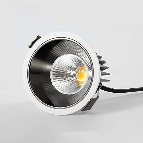 Foco LED empotrable de 7 W COB para Techo, lámpara de Acento, luz de Techo de Aluminio, focos direccionales para Pasillo, Sala de Estar, Dormitorio, galería, Kit de iluminación de riel Fijo