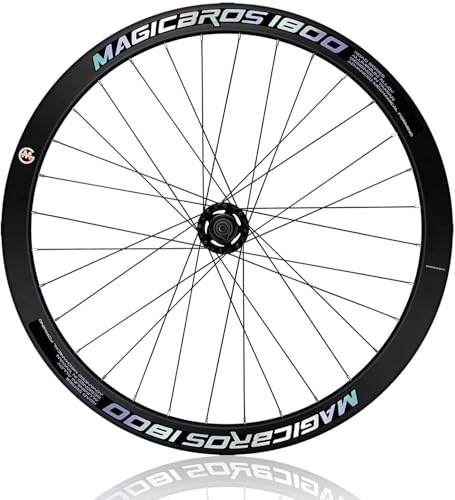 CUCKQUIC 700C Fixie-Fahrrad-Laufradsatz aus Aluminiumlegierung, Singlespeed-Rennrad, Vorder- und Hinterrad 100/120 mm, V-Brake, 32 Loch, Höhe 40/60 mm Front,40mm
