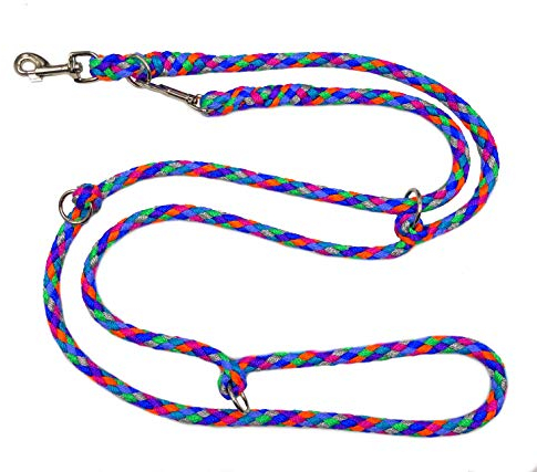 elropet Hundeleine Doppelleine Jumbo Florida 8Pastellfarben 2,80m 4fach verstellbar für große Hunde bis 70kg