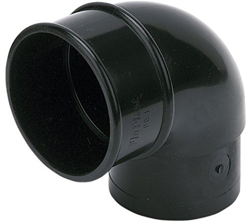 (90 degree Downpipe Bend 68mm) In the Floplast (BLACK) Hi-Cap Guttering range GUTTER:115mm DOWNPIPE: 68 or 80mm Select Individual components as required
