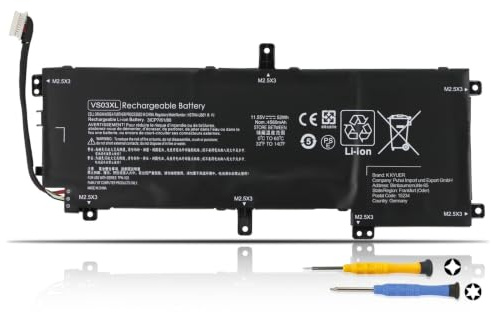 K KYUER VS03XL Batería para HP Envy 15-as000 15-as100 15t-as000 15t-as100 | 15-as000nf 15-as001nf 15-as002nf 15-as003nf as005nf as008nf as100nf as102nf as103nf as105nf as106nf as107nf as108nf as109nf