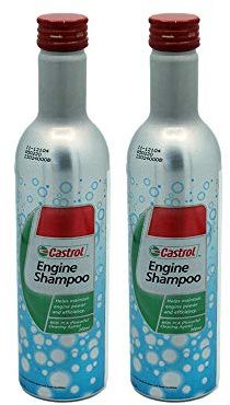 LUBRIALPHA Castrol Engine Shampoo Additivo Pulizia Olio Motore Auto Pre-Cambio Olio Conf. 2 da 300 ml
