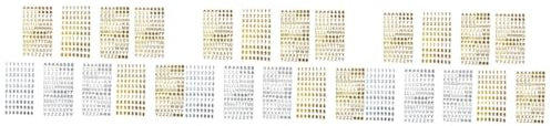 Tofficu 27 Blätter Aufkleber für Kinder aufkleberpapier scrapbooking sticker mit glitzernden Buchstaben kinder Scrapbook- Notebook- Notizbuch Sammelalbum