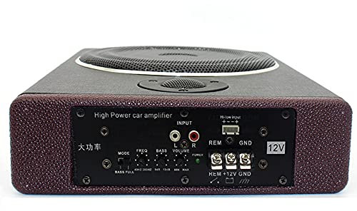 Yctze Caisson de Basses Stéréo de Voiture 8-I - Système amplifié Haute Puissance avec Sortie 600 W et Hauteurs élevées pour Voiture Haut de Gamme - pour Les Amateurs de Basses et Les Amateurs de