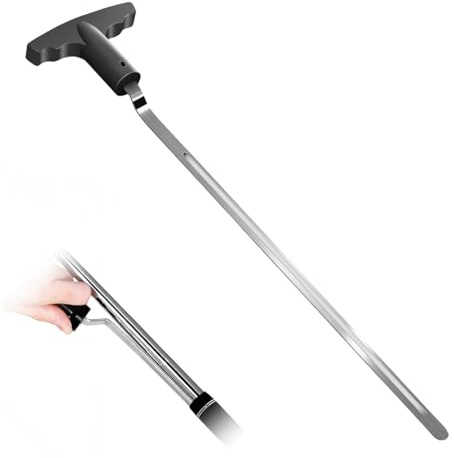SUBORAWOS 14.5-Inch Golf Grip Removal Tool - High-Carbon Steel V-Groove Design, Professional Golf Grip Solvent Kit for Club Maintenance
