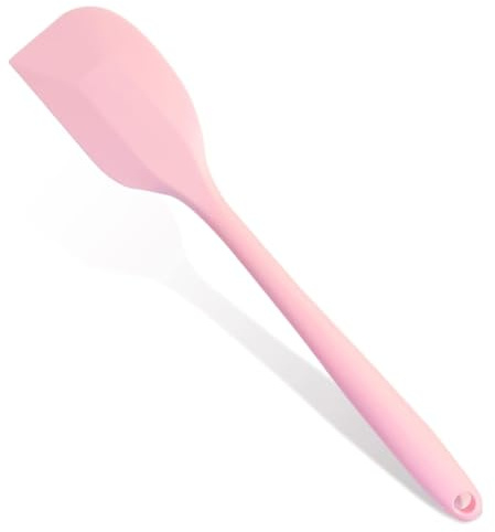 OUDQFCJ 1 Pezzo Spatola in Silicone da Cucina Antiaderente, Resistente al Calore, Flessibile con Nucleo in Metallo, Raschietto per Alimenti per Mescolare e Amalgamare