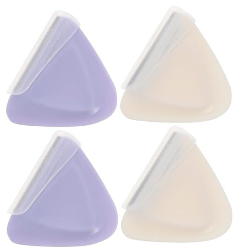 Hemobllo Kit 4 Pezzi Rasoio Per Sopracciglia e Viso Lame in Acciaio Inox, Rifinitore Per Depilazione Delicata, Microprotezione Per Principianti, Per Modellare e Levigare La Pelle