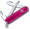 Victorinox My First Victorinox Swiss Army Pocket Knife for Children, Small, Multi Tool, 9 Functions, Pink Transparent