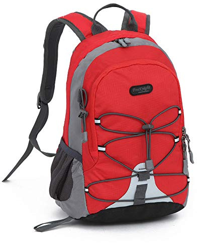 Bseash 10L Small Hiking Backpack for Kids Ages 3-6 Girls Boys Under 4 feet, Mini Waterproof Outdoor Sport Travel Camping Daypack (Red)