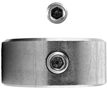 Stellringe inklusive Gewindestift (DIN 914 mit Spitze) D=8 mm aus Edelstahl A2 (5 Stück) | DIN 705 - Halteringe von MESAROS®