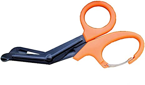 EMT & Trauma - Tijeras de titanio para vendaje (18 cm), color negro