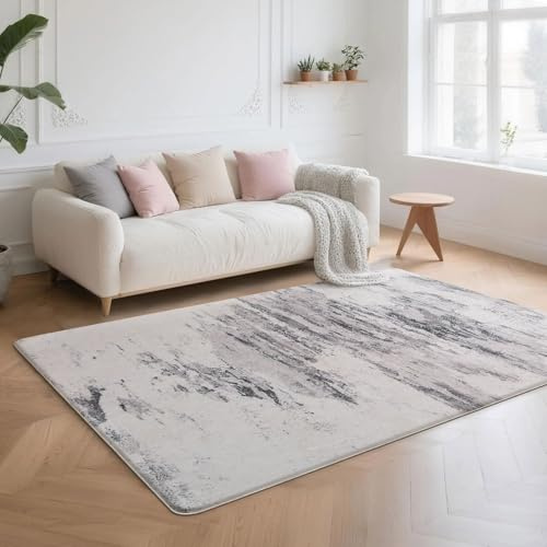 Safunion Teppich Wohnzimmer Großer Moderner Abstrakter Teppiche KurzFlor Weicher Carpet für Schlafzimmer