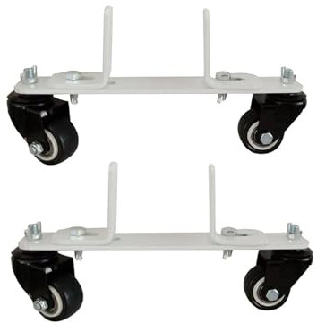 JSDQQG Resistente Soporte De Calentador 2 Ruedas, Universal Ruedas De Aluminio Giratoria De 360 para Panel De Calentador Grados para Dormitorio/Sala de Estar