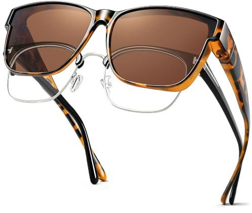 URUMQI Überzieh Sonnenbrille für Herren Damen