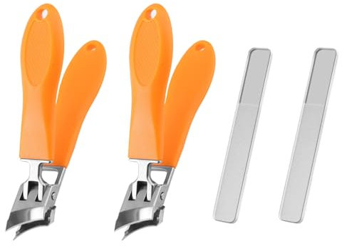 2 Pezzi Di Pinze Per Unghie E 2 Unghie, Strumenti Per Unghie, Strumenti Per Unghie, Strumenti Per Lucidare Unghie