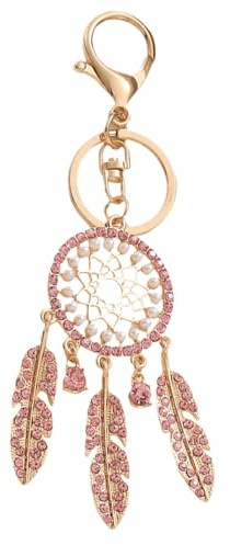 Porte-clés attrape-rêves en – Porte-clés vintage en forme de plume | Porte-clés attrape-rêves | Porte-clés de voiture, sac à main, sac à dos | Pendentif de sac à dos | Accessoires de