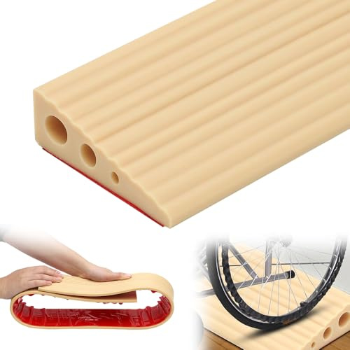 Lotvic Schwellenrampe, 100x6.5x2.5CM Türschwellenrampen, PVC Rollstuhlrampe, Gummirampe Auffahrrampe Schwellenrampe für Badezimmer, Rollstuhl, Kinderwagen, Rollator oder e Scooter