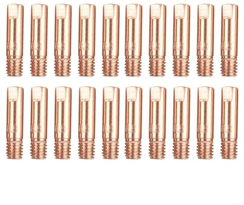 MB15 15AK MIG Schweißdüsen 20 Stück M6 Kontaktspitzen Set für effiziente und zuverlässige Schweißleistung (0,9 mm)