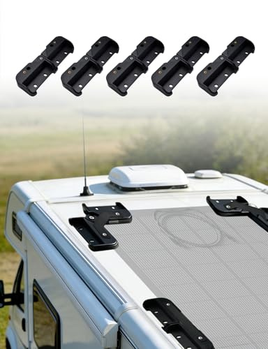 ECO-WORTHY Soporte Panel Solar con Refrigeración Suspendida (instalación rápida) Compatible con Placa Solar Fexible & Panel Solar 200W Adecuado para autocaravanas, tejados y barcos