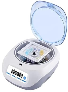 Mini centrifuga da laboratorio 12000rpm Microcentrifuga Ematocrito PCR Tubo Centrifuga digitale ad alta velocità Macchina per laboratori, ricerca