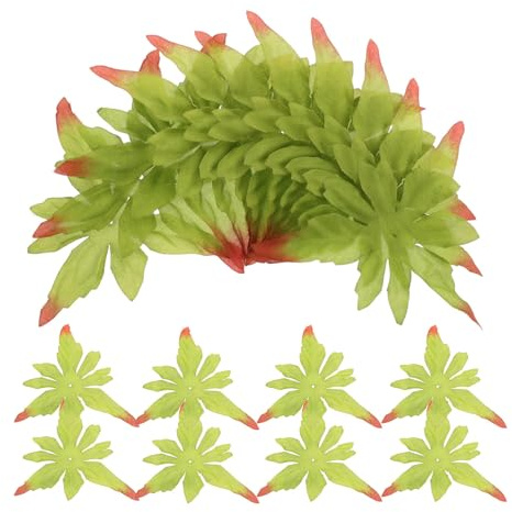 Tofficu 50 Pezzi Sepali di Fiori Artificiali per Peonia, Accessori Calice Facili da Inserire, Resistenti allo Sbiadimento, per Artigianato Floreale e Decorazioni Casa