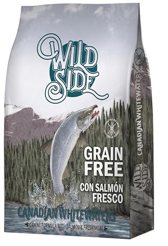 Pienso para Perros Sin Cereales con Salmón Fresco Grain Free Natural 10,4Kg | Todas las razas y etapas - alta digestivilidad - Piel y Pelo Saludables Omega 3 y 6 Gran Palatabilidad - Hipoalergenico