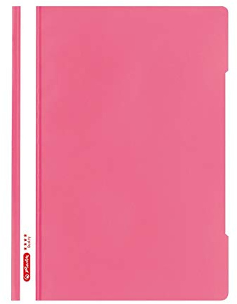 Herlitz Schnellhefter quality A4, Kunststoff, pink, 10 Stück