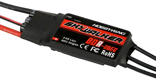 20A 30A 40A 50A 60A 80A Bürstenloser Geschwindigkeitsregler ESC BEC (Brushless Speed Controller) für RC Flugzeug Quadcopter Hubschrauber (80A)