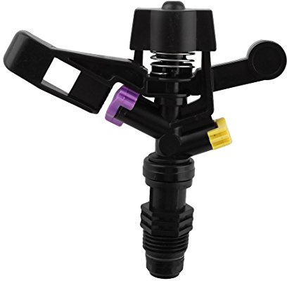 Ruilogod Jardin en Plastique Irrigation Eau Sprinkler Tête 1 / 2bsp Montage Dia