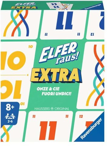 Ravensburger Elfer Raus! Extra Edition, Kartenspiel ab 8 Jahre | Spiel für 2-6 Spieler, Sonderedition des Spiele-Klassikers, Geschenk für Jungen und Mädchen