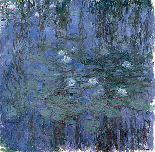 Paint by Numbers for Adults DIY Oil Painting Kits Water Lilies Claude Monet Painting by Number Drawing On Canvas Art Decor Gifts