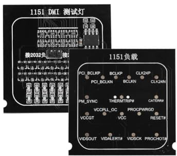 Scheda di Caricamento 2 in 1 Scheda di Test 1151 Indicatore LED Presa CPU Tester della Scheda Madre per Prodotti Elettronici Desktop e Periferiche