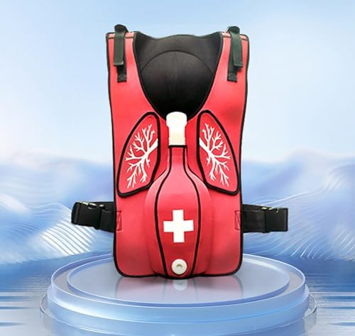 ViaForest Airway Obstruction Simulation Training Wearing Vest, Anti Choking Obstruction Trainer Vest, Adjustable Shoulder Straps and Waist Belt, for Nurse & Student First Aid Teaching