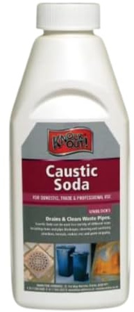 Caustic Soda - Powerful Drain Cleaner & Degreaser | Clears Blocked Drains, Cleans Surfaces | Available in 500g, 1kg, 2kg, 2.5kg Sizes | Effective Cleaning Solution (Caustic Soda 2Kg)