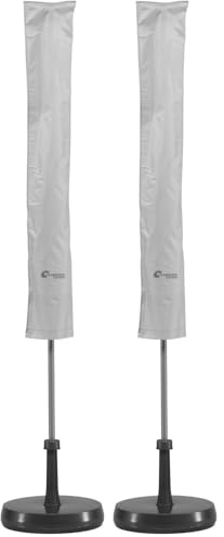 Schneider Schutzhülle für Sonnenschirme bis 200 cm Ø, 817-00, Silbergrau, 135 x 20/25 cm, 0.07 kg, Grau (Packung mit 2)