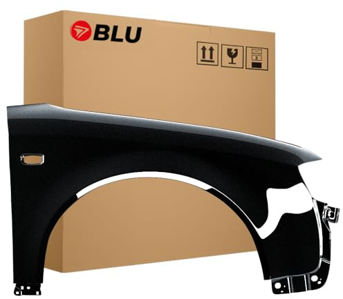 BLU Premium Kotflügel Passend für Audi A4 B6 LZ9W Rechts Schwarz | 2000-2004 | Vorderseite Vorne | Verzinkt & Lackiert | Einbaufertig