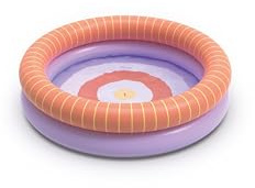 Quut - Dippy - Aufblasbarer Pool aus Premium-PVC (0,25 mm) – Spielerisch & Design ab 1 Jahr – Baby – 80 cm Durchmesser (Lavendel)