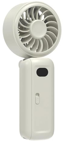 Ventilador genérico con pinza | 5 velocidades de mano recargable – Ventilador plegable portátil clip | para casa, oficina, escuela, escritorio, escritorio, mesa de cochecito al aire libre, camping
