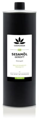 BIO Sesamöl, gereift 1000ml Flasche Massageöl CV